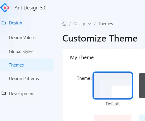 ant-design playground component