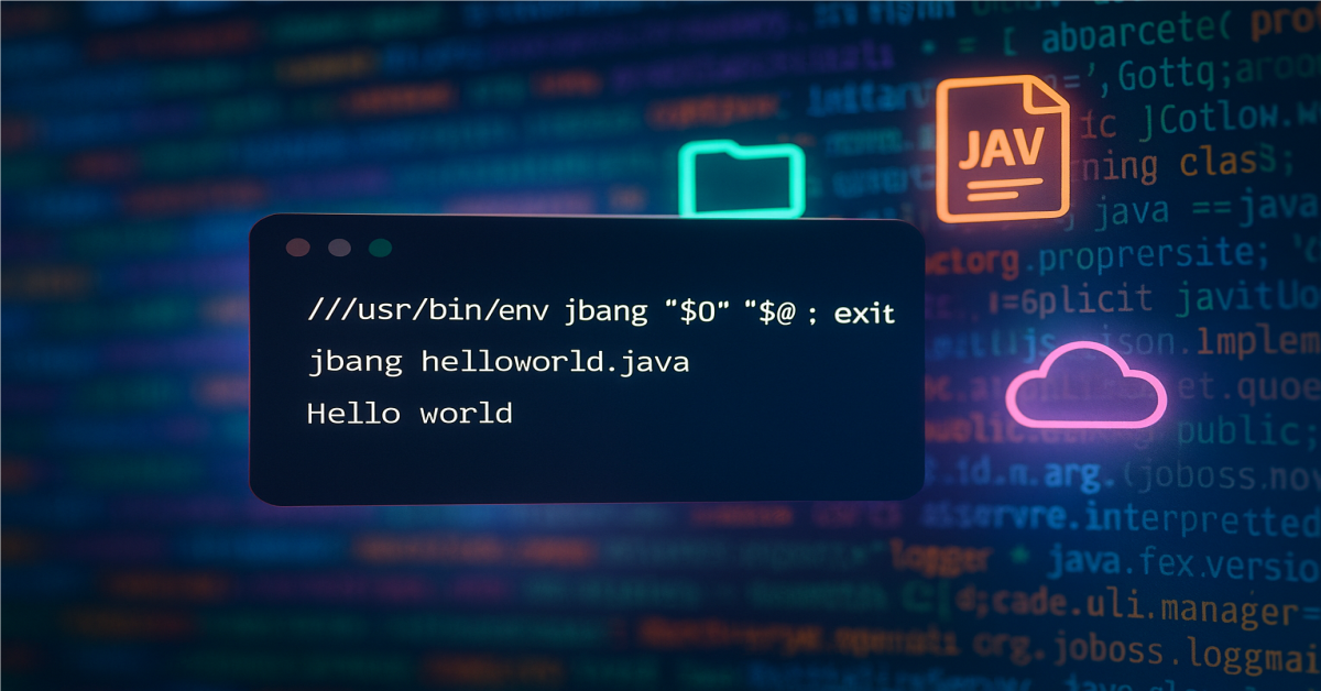JBang, the awesome Java file runner 💥