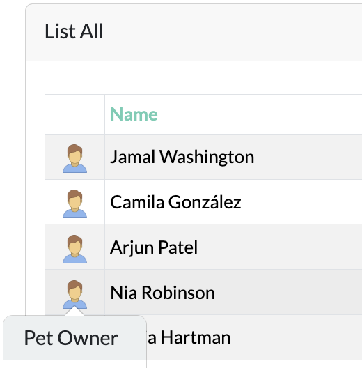 Apache Causeway going further table icon navigation