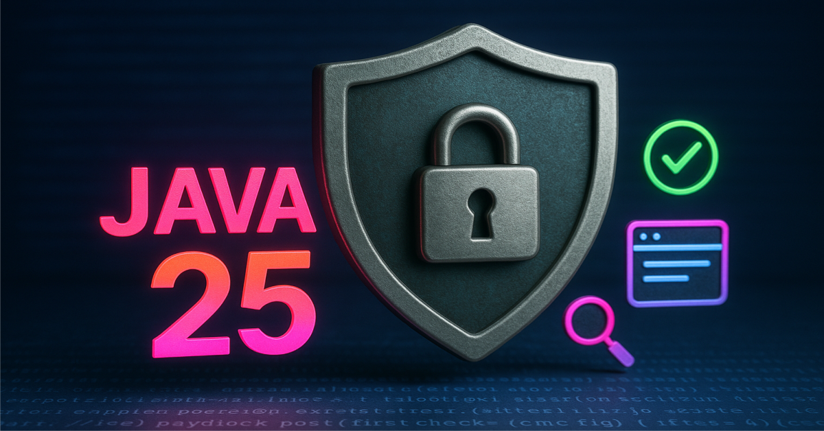 Security in the Age of Java 25: New Language Tools for Safer Code