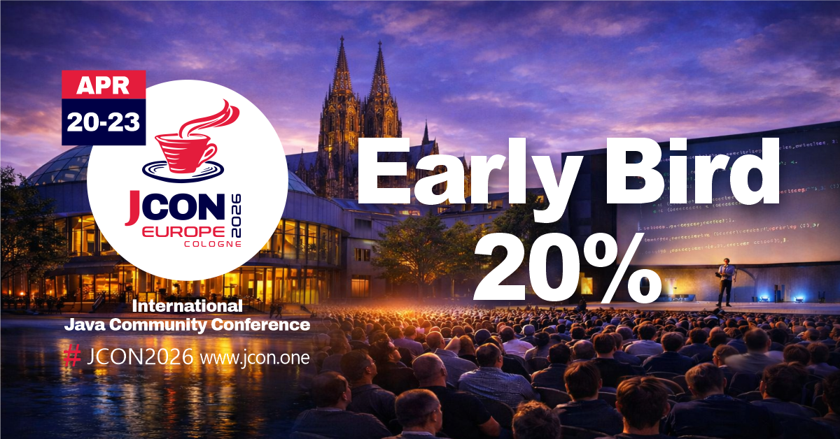 JCON EUROPE 2026: Early Bird Ends in Two Weeks — Full Schedule Online
