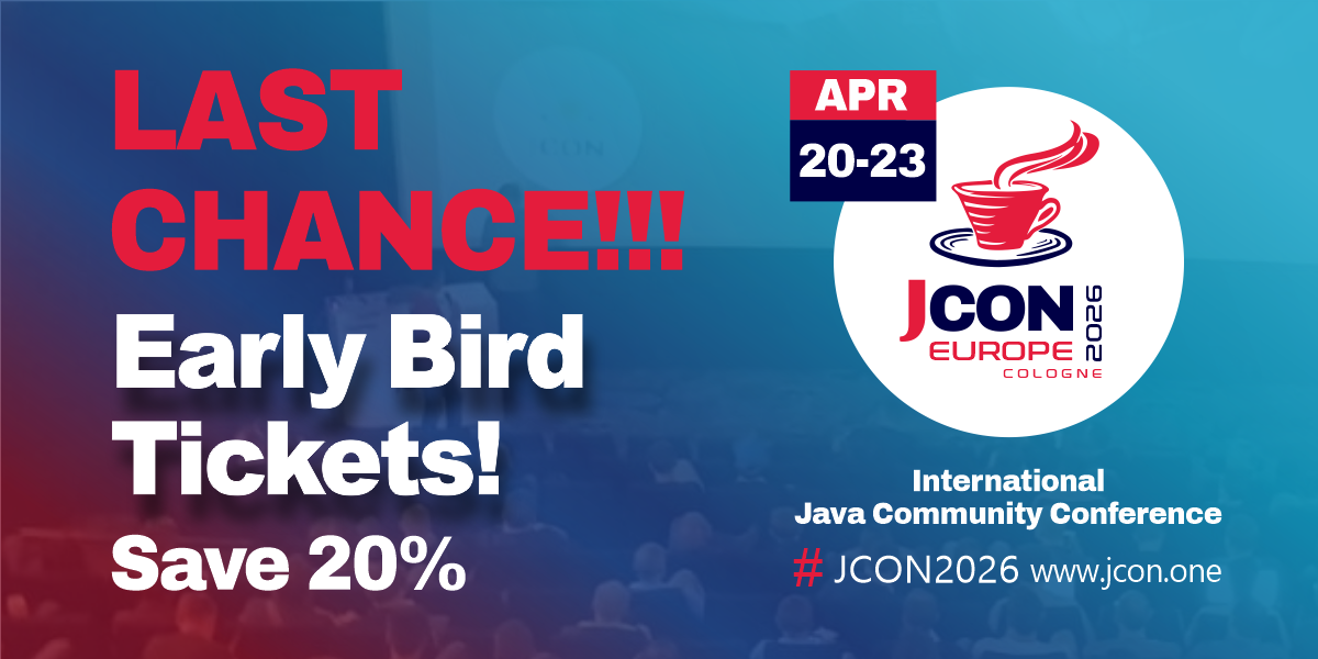 20% Early Bird Ends January 31 — Premium AI Track and 100+ Sessions Await at JCON 2026