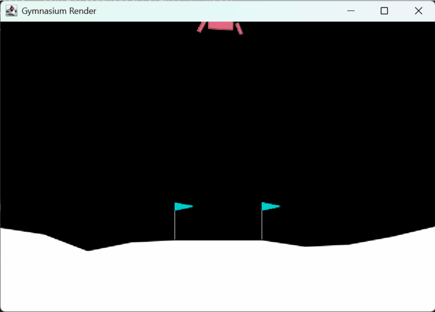 Lunar Lander agent running in Java.