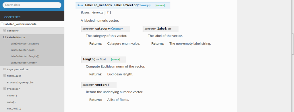 Sample documentation using the ReadTheDocs theme.